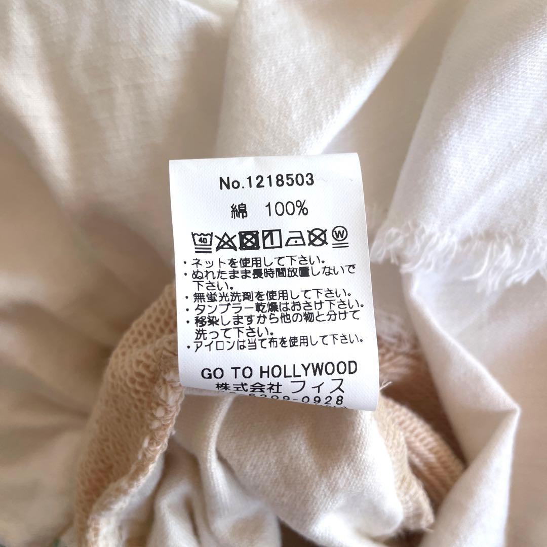 ゴートゥーハリウッド ユラユラドッキングワンピース 白 オフホワイト 01