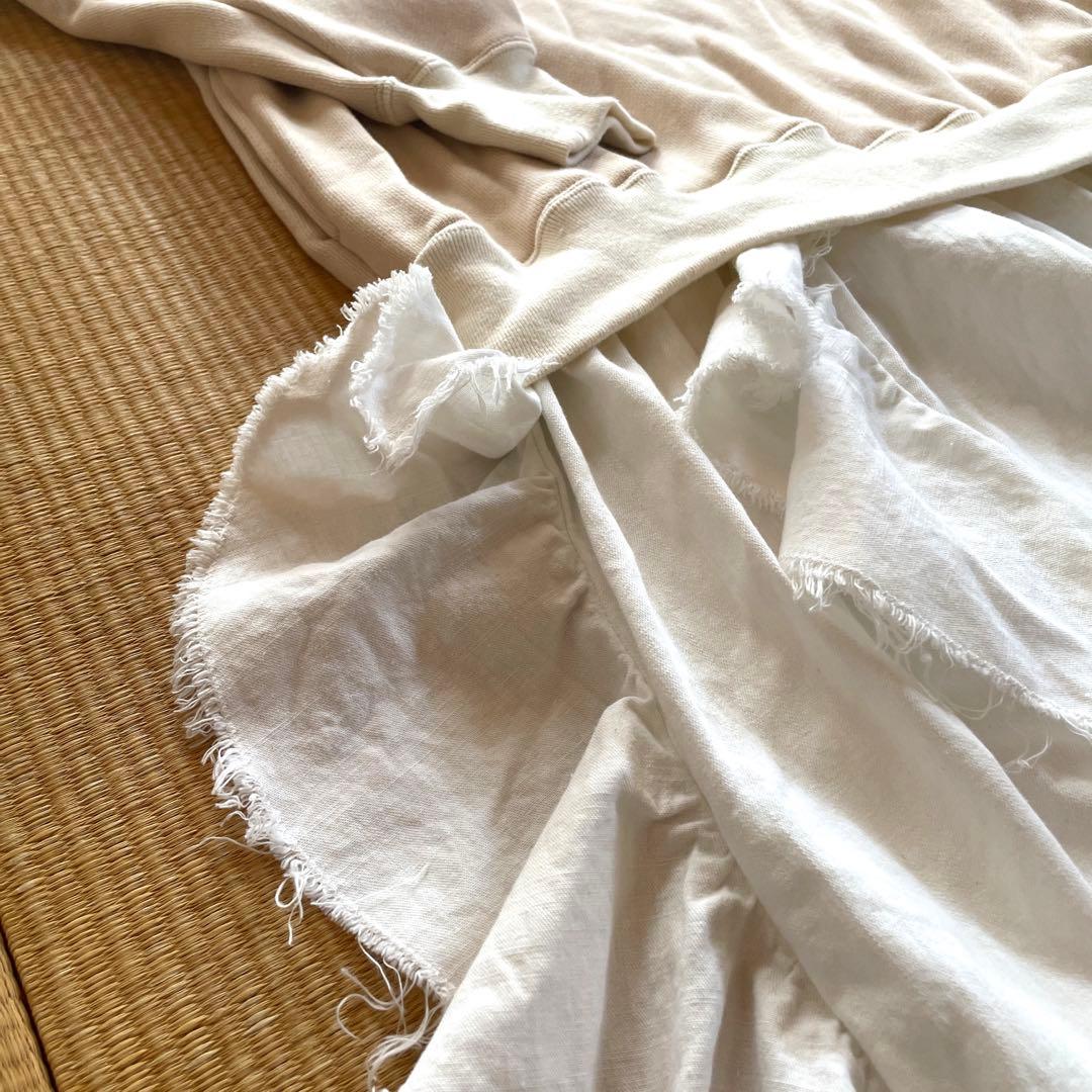 ゴートゥーハリウッド ユラユラドッキングワンピース 白 オフホワイト 01