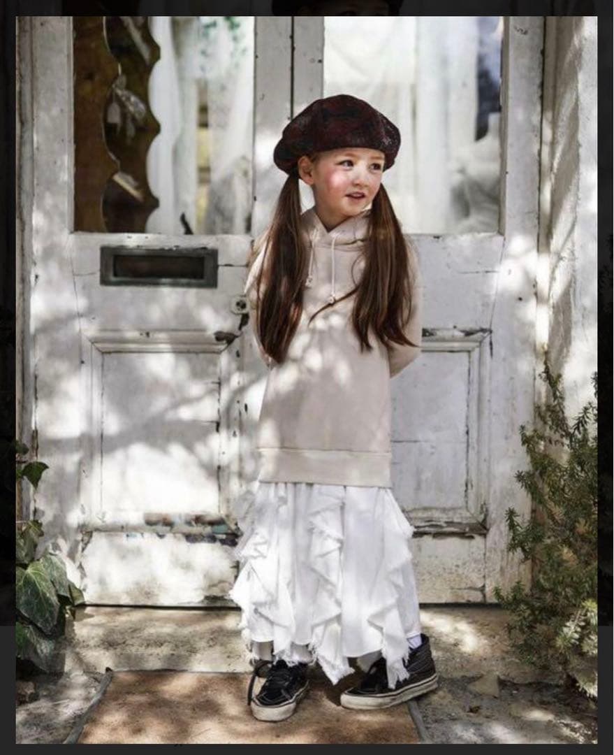 ゴートゥーハリウッド ユラユラドッキングワンピース 白 オフホワイト 01