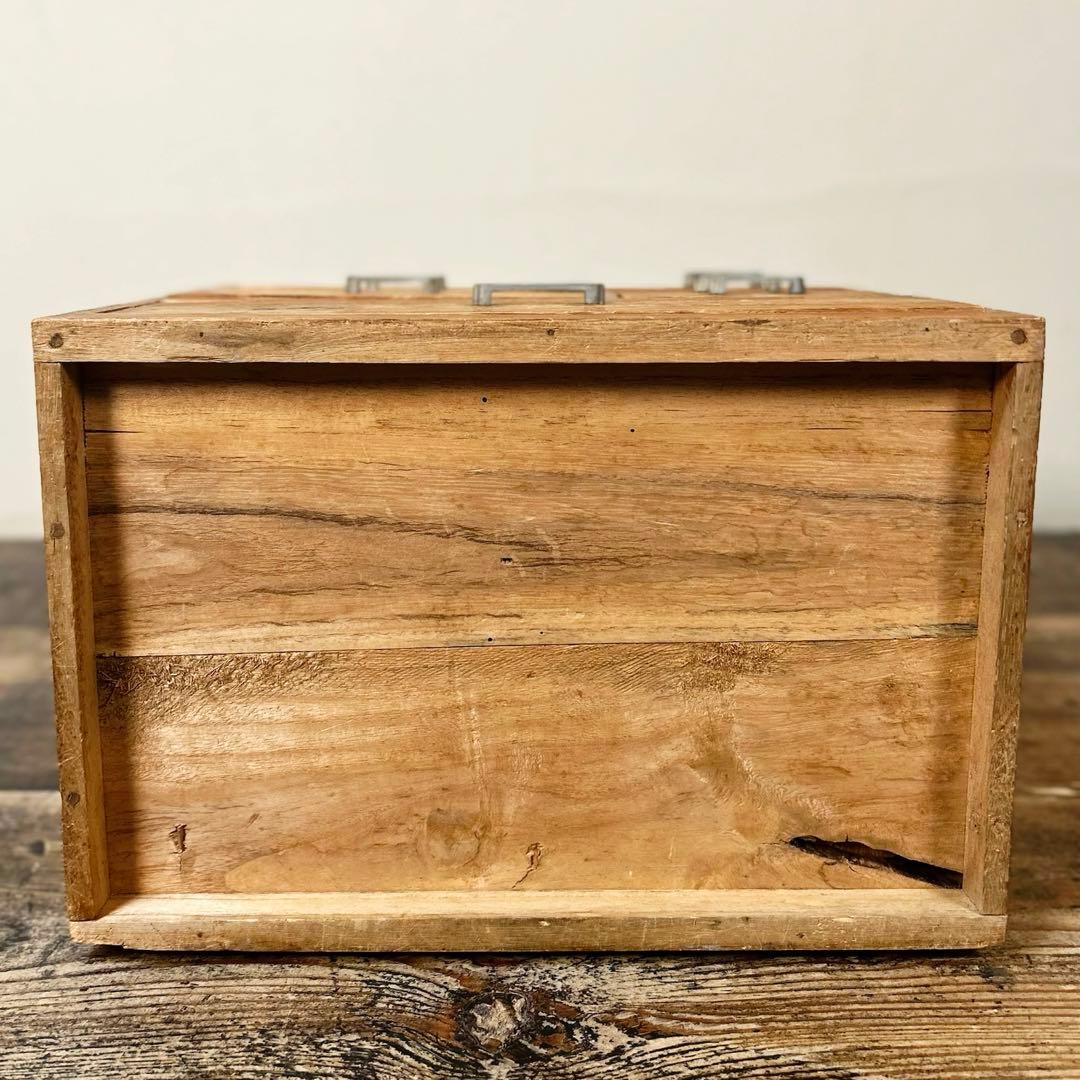 美品　小引き出し 箪笥 木製 昭和初期 古家具 無垢材 道具箱 収納棚