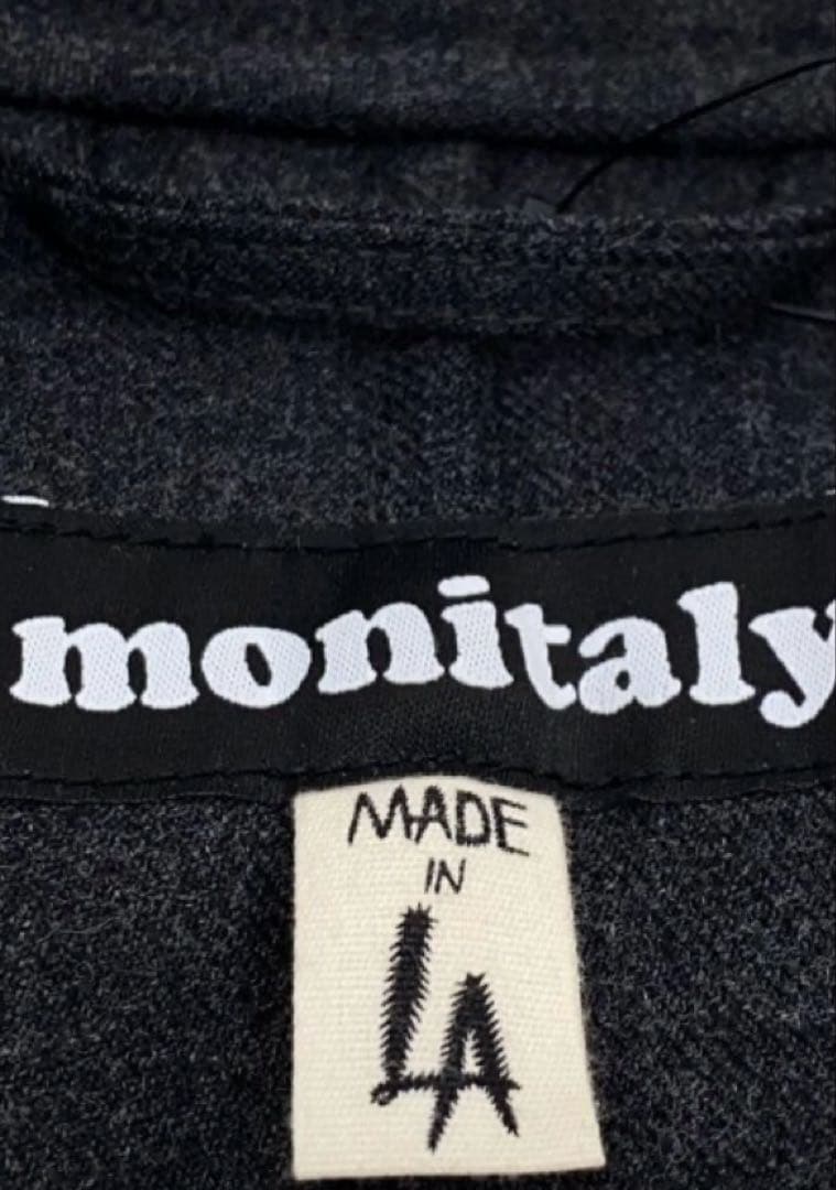 monitaly BATMAN COAT チャコールグレー