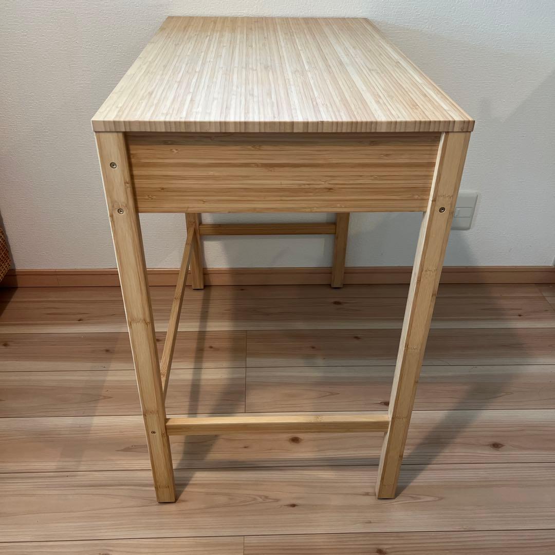 IKEA イケア ノールドシーサ ドレッサー　机 竹製　※説明書、六角あり