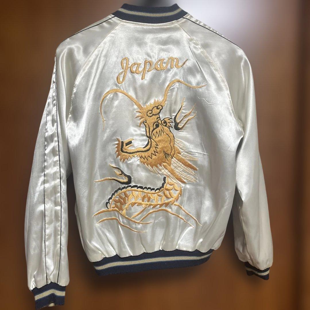 スカル　ドラゴン　スカジャン　テーラー東洋　ヴィンテージ　９０S