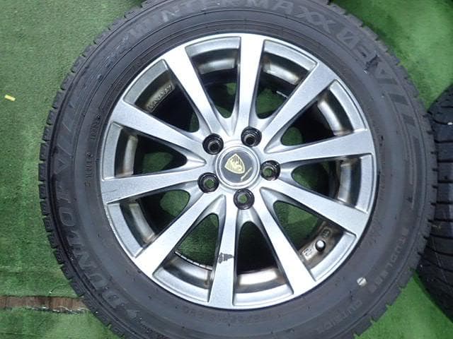 B1037【送料無料】スタッドレスホイール 185/65R15 4本セット