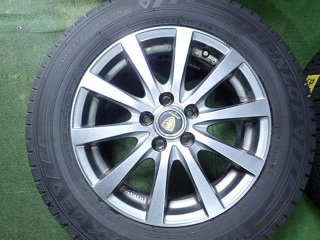 B1037【送料無料】スタッドレスホイール 185/65R15 4本セット