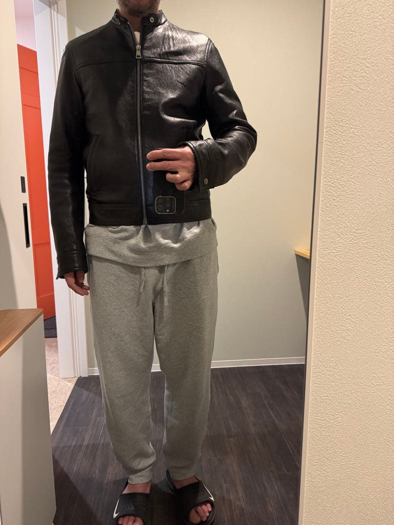 GUCCI 黒 レザージャケット