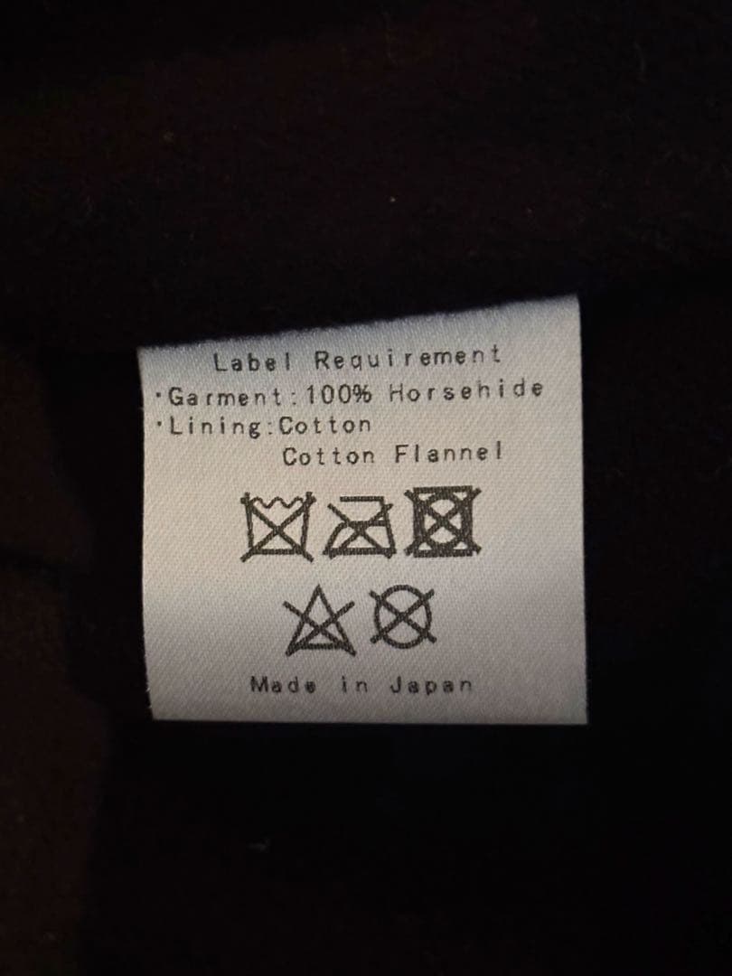 ファインクリークレザーズ　サンタアニタ　レザースポーツジャケット　36　黒　馬革