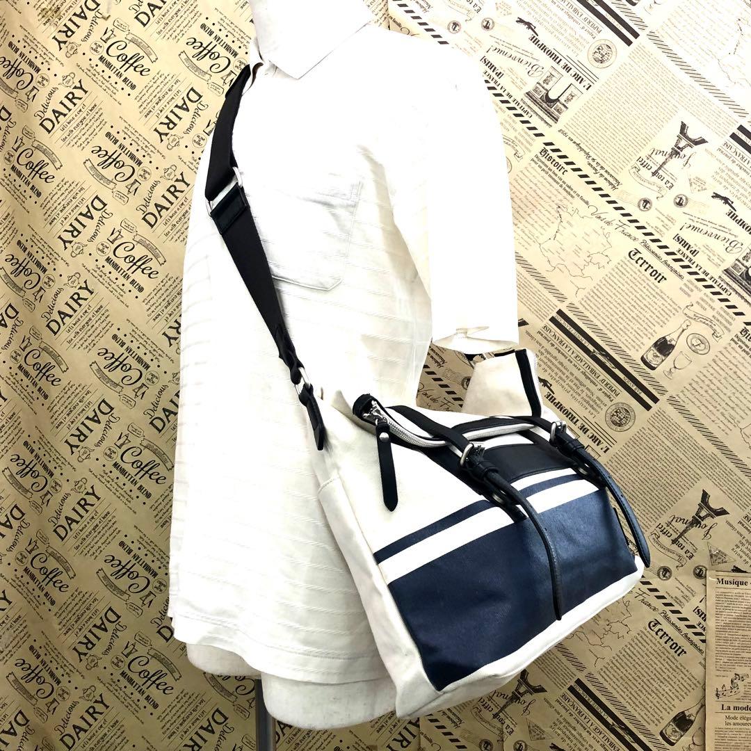 バーバリー ショルダー メッセンジャーバッグ キャンバス 旅行 FU167