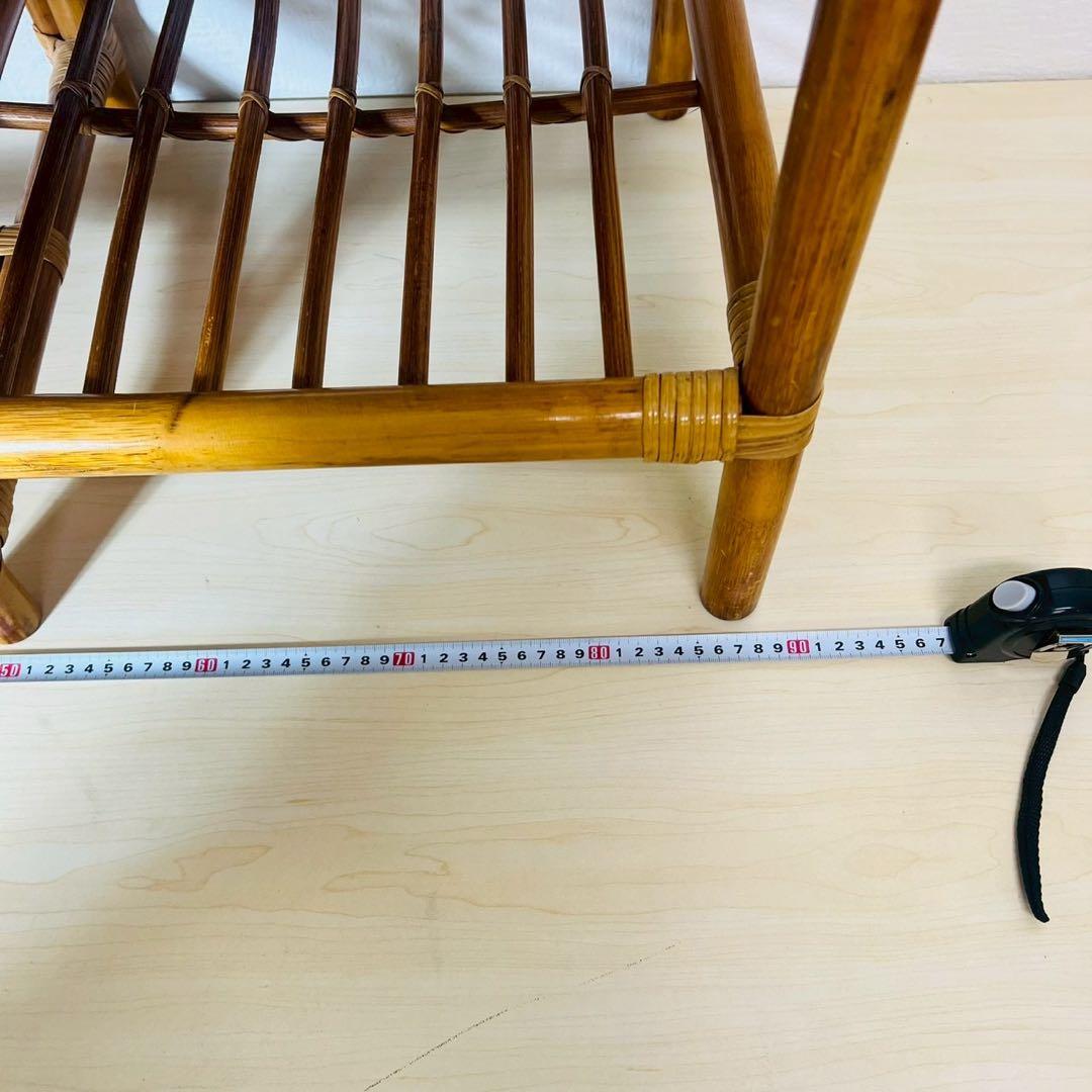 ラタン 籐家具 テレフォンチェア チェスト付き 引き出し チェア 椅子 電話台