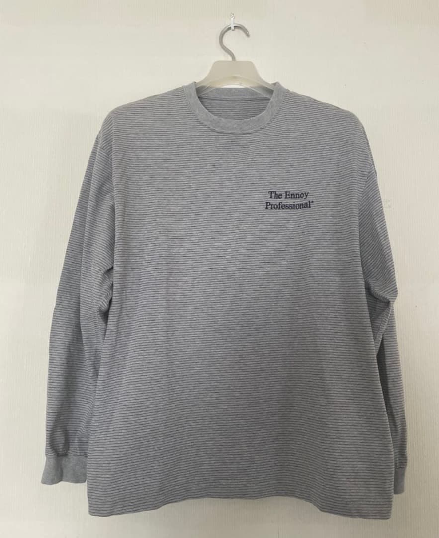 Ennoy エンノイ ロンT グレー 希少 Lサイズ