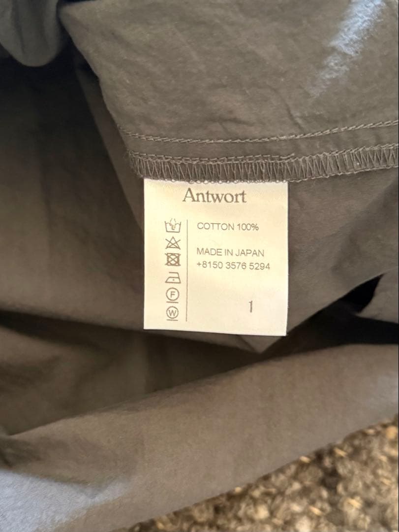 冴さん専用Antwort 25AW FLYFRONT TYPEWRITER