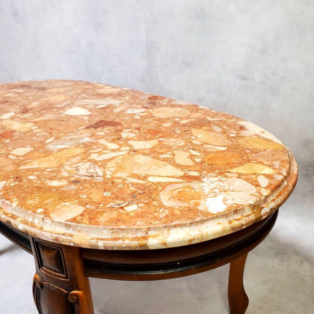 希少 Galimberti ガリンベルティ 大理石 ローテーブル イタリア製