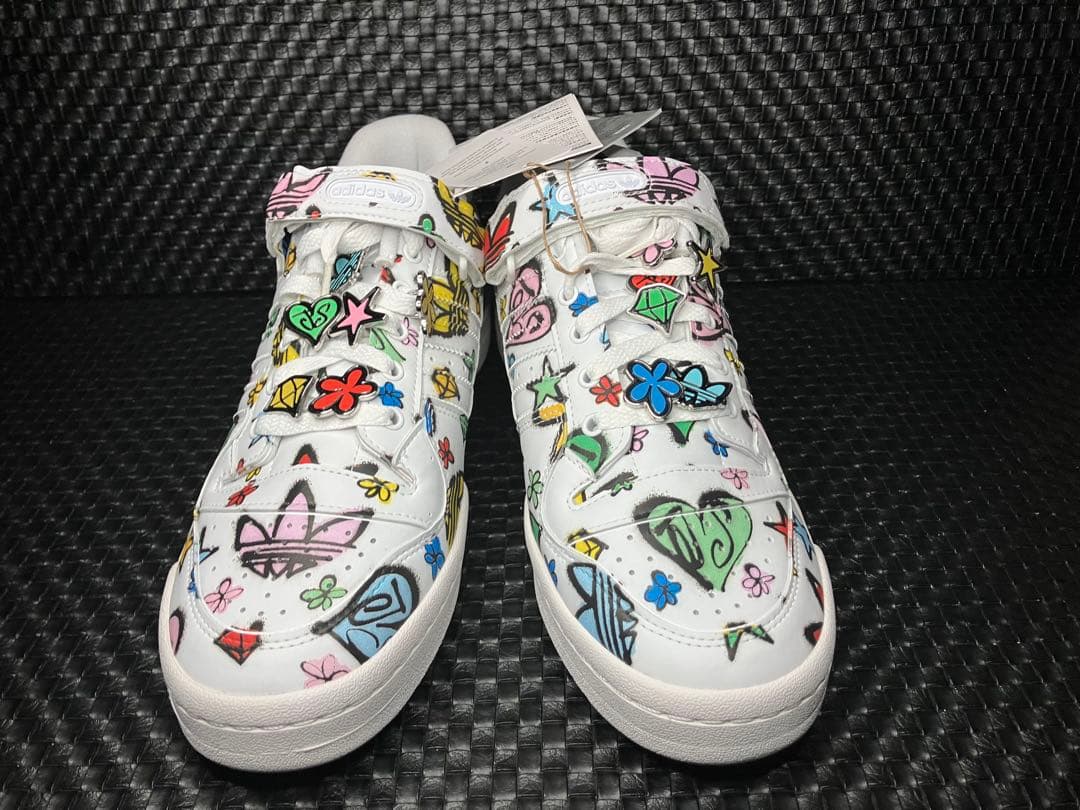 アディダス ジェレミースコット 白Whiteフォーラム 84 ローカット