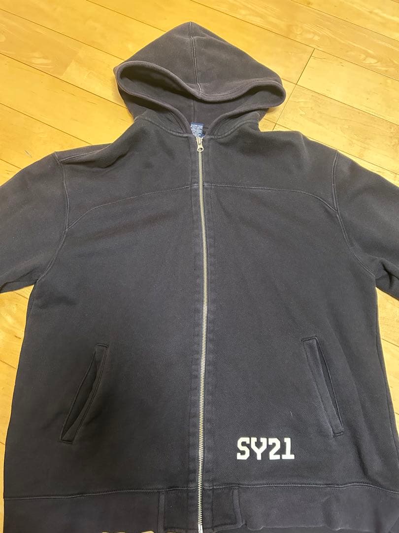 STUSSY SY21 ブラック XL パーカー