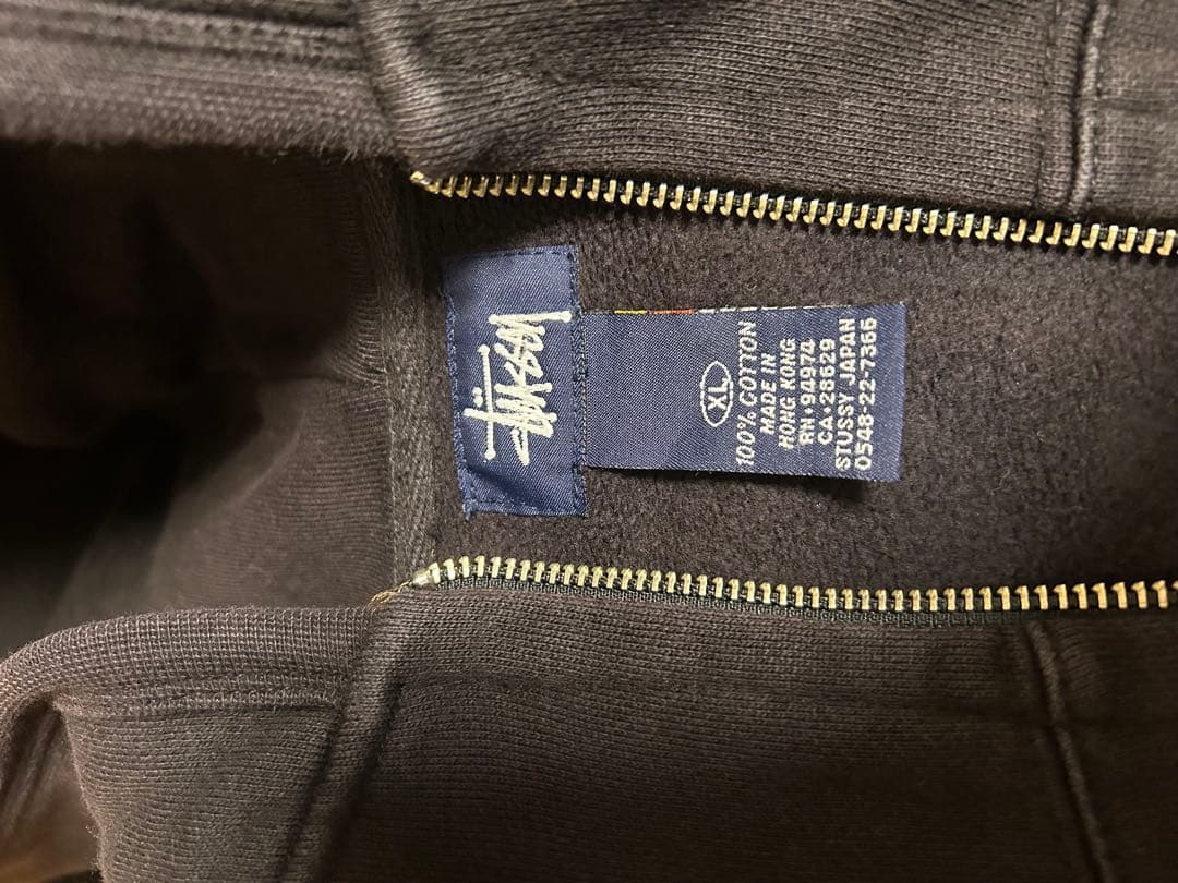 STUSSY SY21 ブラック XL パーカー