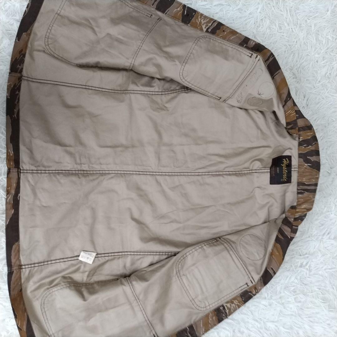 ヒステリックグラマー　ジャケット　タイガーカモ　ミリタリー　ワッペン　ヒスガール