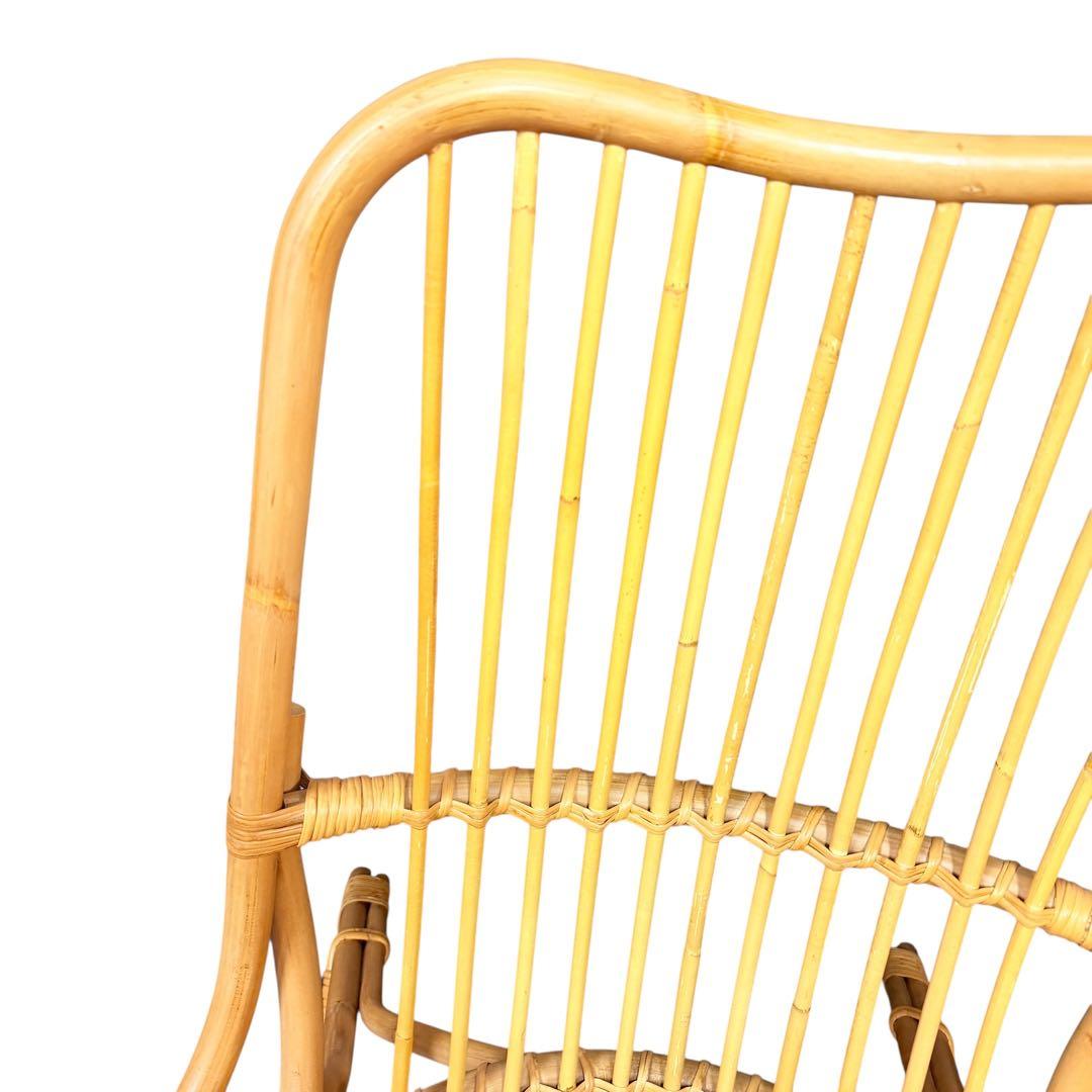 unico WEAVA ラウンジチェア ラタンチェア ハイバックチェア