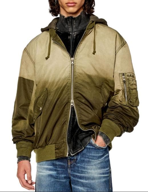 DIESEL グレン期未使用美品 MA-1タイプグラデーションジャケット