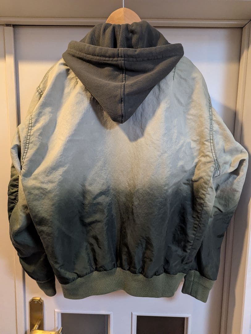 DIESEL グレン期未使用美品 MA-1タイプグラデーションジャケット