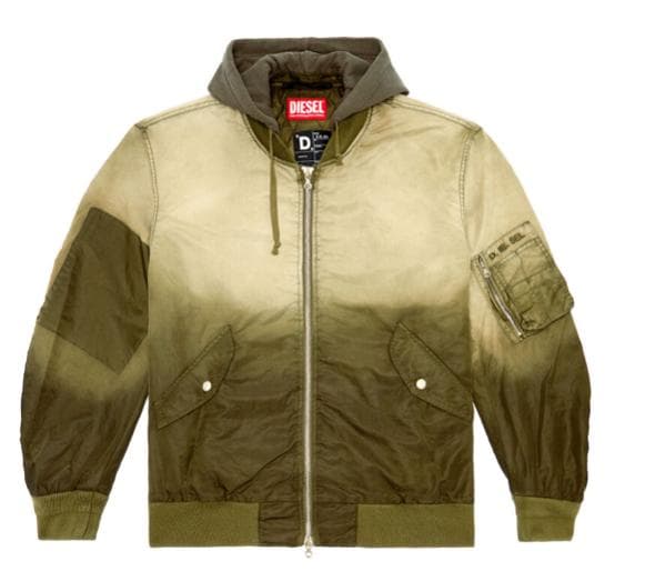 DIESEL グレン期未使用美品 MA-1タイプグラデーションジャケット