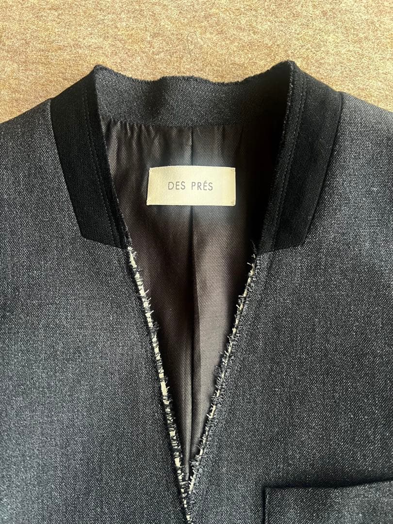 今期25冬新作未使用タグ付きDESPRESデプレノーカラージャケット