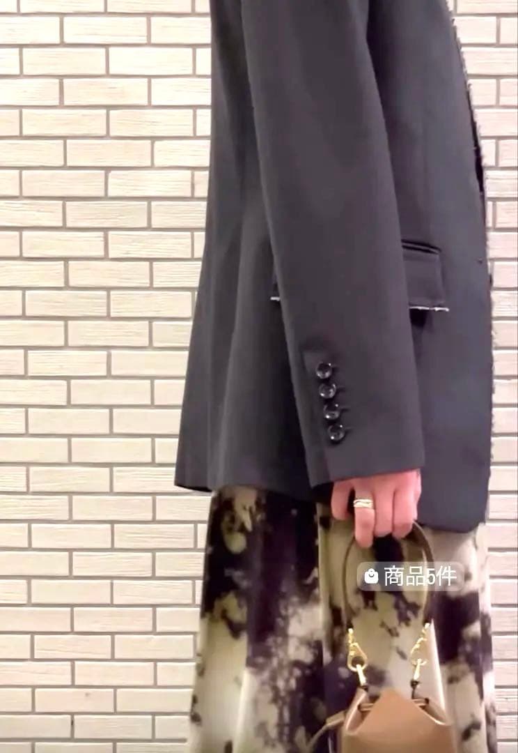 今期25冬新作未使用タグ付きDESPRESデプレノーカラージャケット