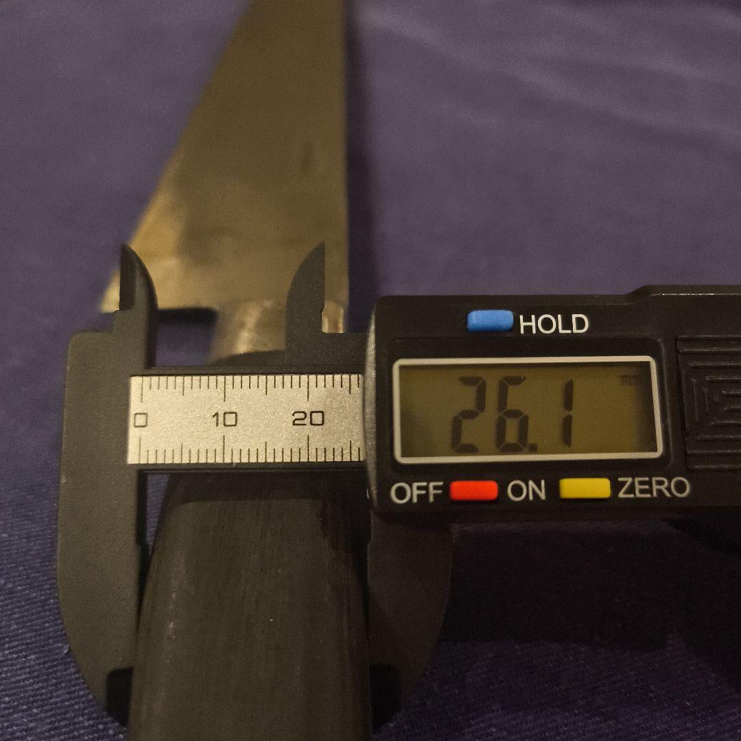 黒田刃物　研秀 牛刀 特殊鋼別打刃渡25cm