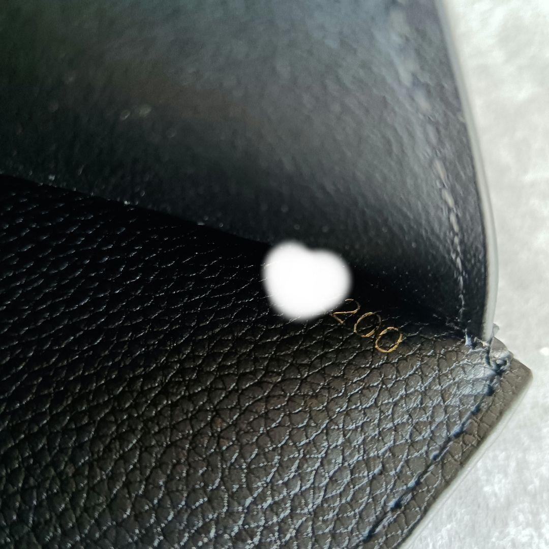 ポルトフォイユ・ヴィクトリーヌ M64060(黒 三つ折り財布)