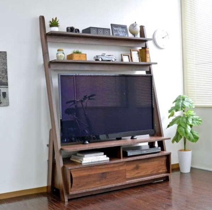 【予約販売3月中旬】テレビ台 50インチ対応 125cm幅 ブラウン 北欧