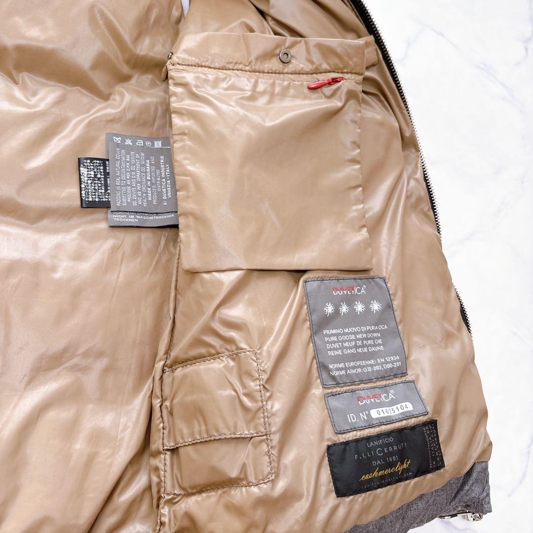 【美品】デュベティカ FEBEDUEウール ダウン ベスト 40 大きめ グレー