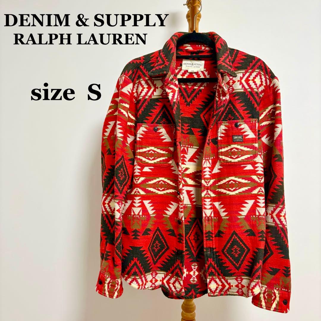 【レア】DENIM & SUPPLY シャツ　Sサイズ　ネイティブ柄