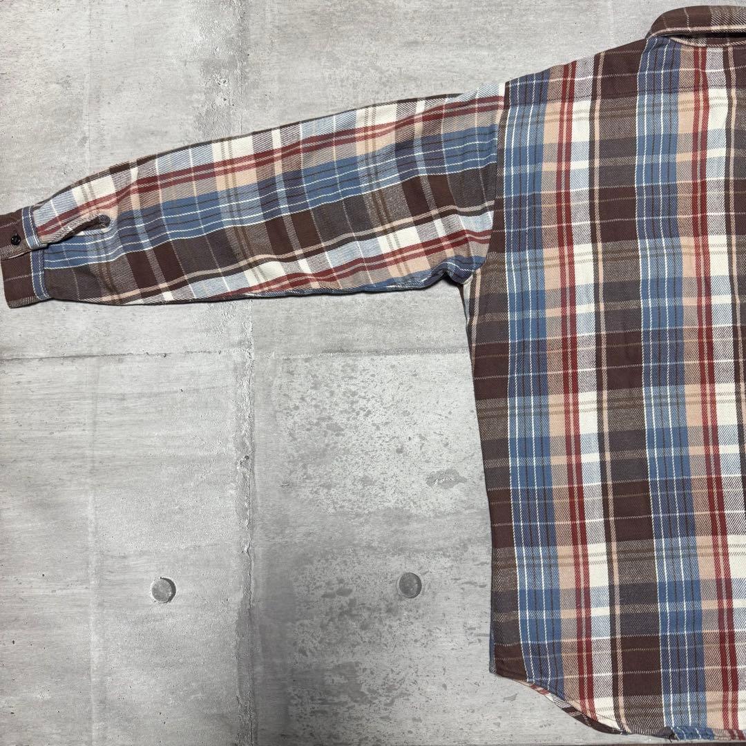 70s USA製 FIVE BROTHER ネルシャツ 西海岸 アメカジ サーフ