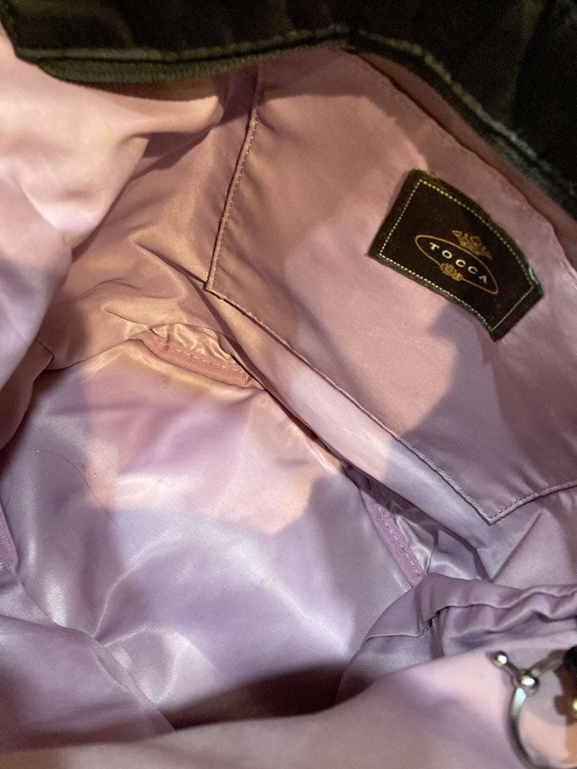 【美品】TOCCA SANA SIDEPOCKET TOTE 2way 黒