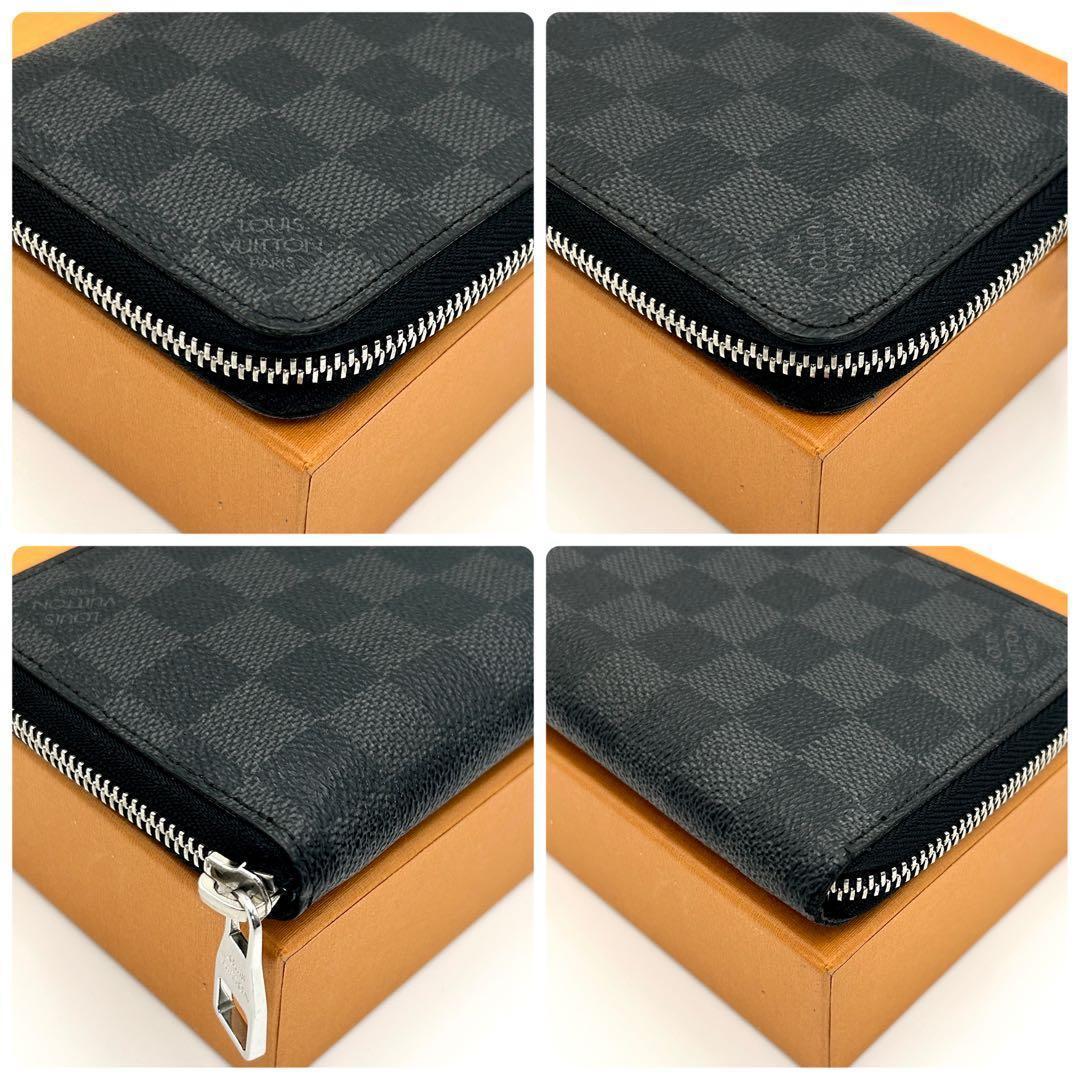 ルイヴィトン ダミエ グラフィット ジッピーウォレット ヴェルティカル 長財布