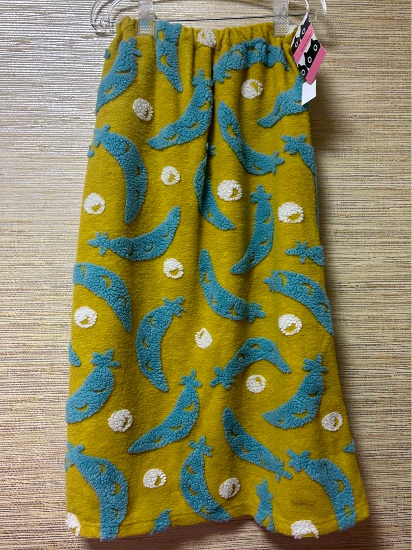 〈処分価格〉ワコール　マタノアツコ　Mサイズ　スカート　黒猫