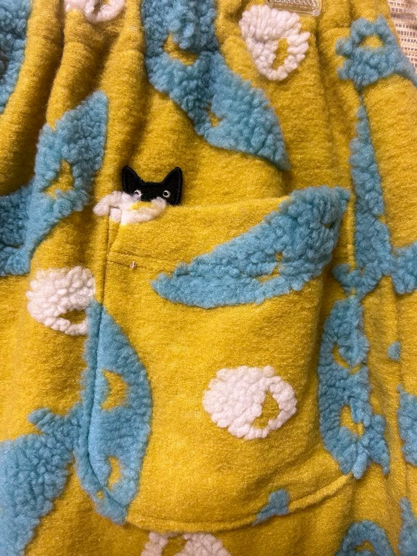 〈処分価格〉ワコール　マタノアツコ　Mサイズ　スカート　黒猫