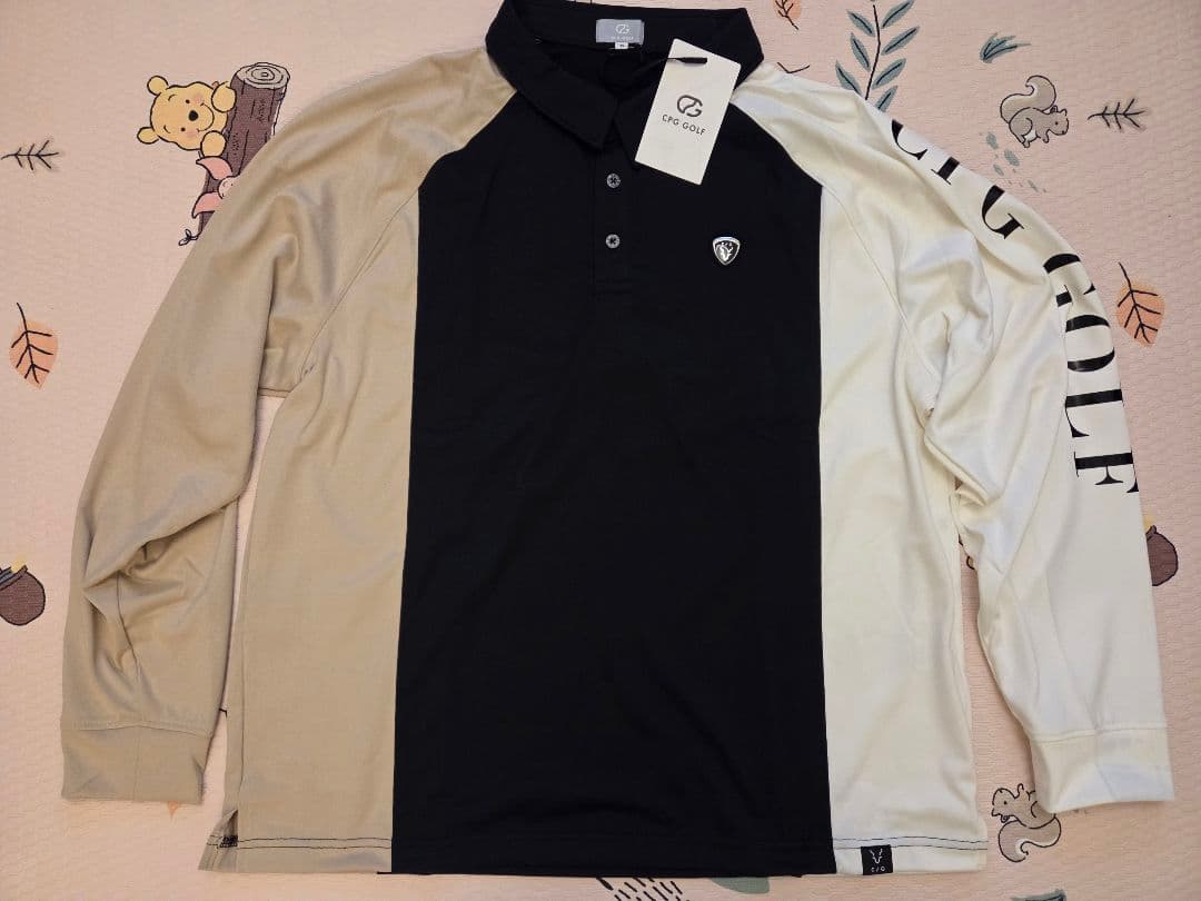 シーピージーゴルフ CPG GOLF 長袖ポロシャツ サイズ5 XXL