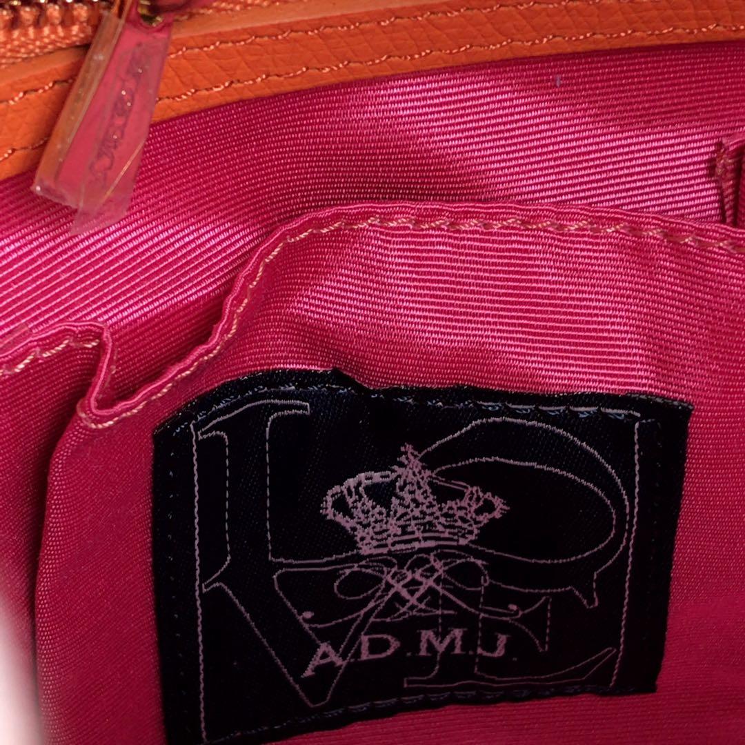 まるこ 様　ADMJ シュリンクレザー トートバッグ ハンドバッグ　シボ革