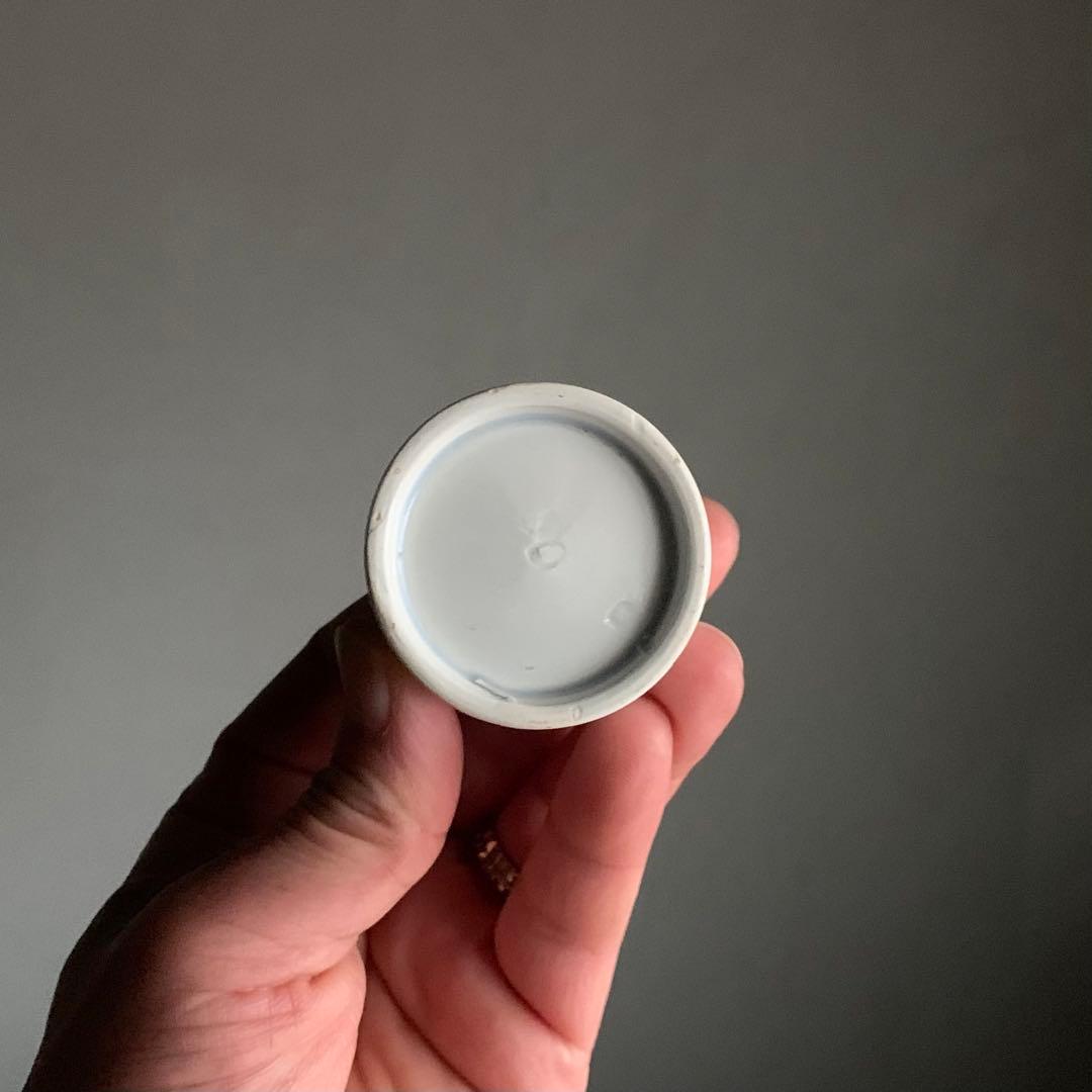 青みを帯びた 筒盃 酒器 盃ぐい呑み 古道具 アンティーク ブロカント