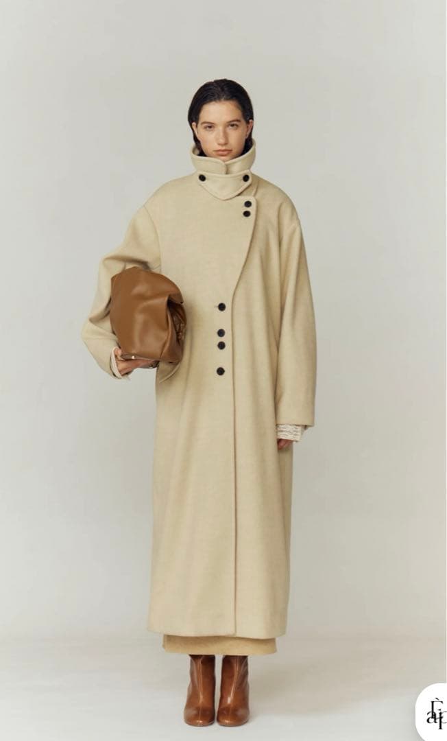 最終お値下げ　新品 Eaphi MULTI COLLAR LONG COAT