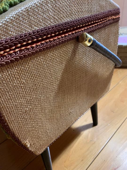 昭和レトロ　アンティーク裁縫箱　小物入れにも