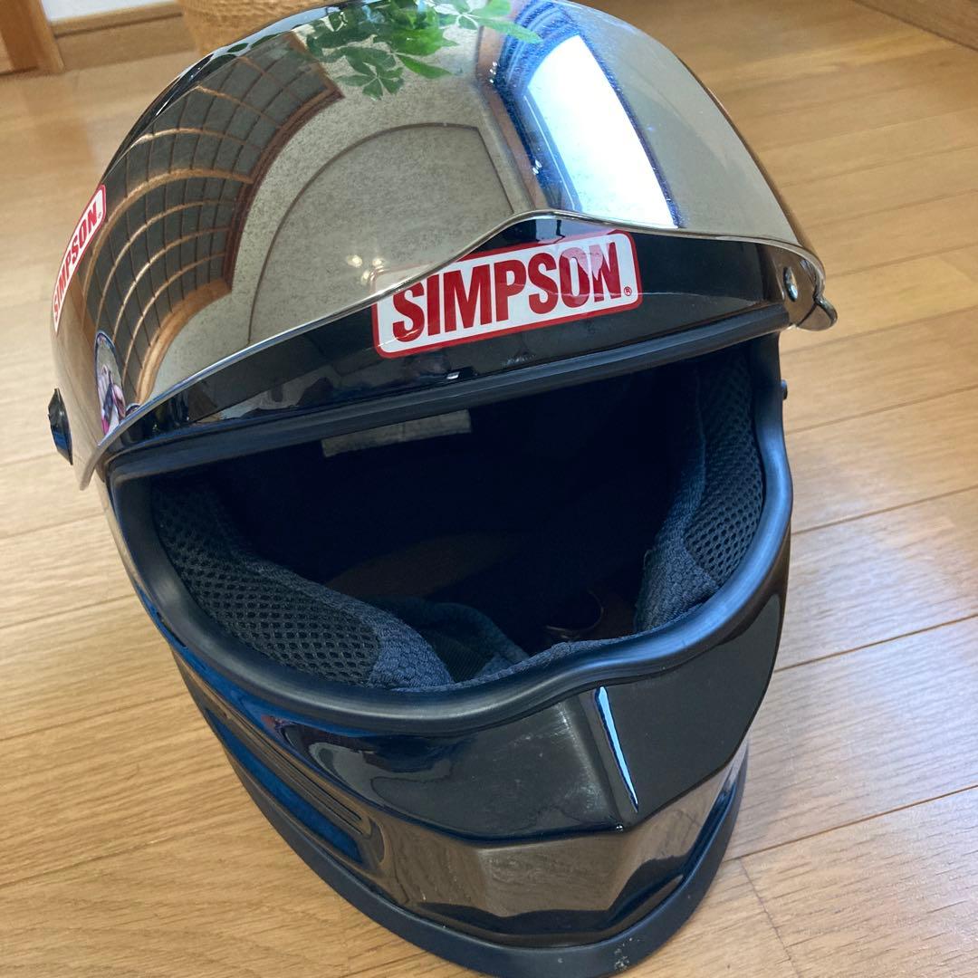 SIMPSON BANDIT Pro ブラック フルフェイスヘルメットLサイズ