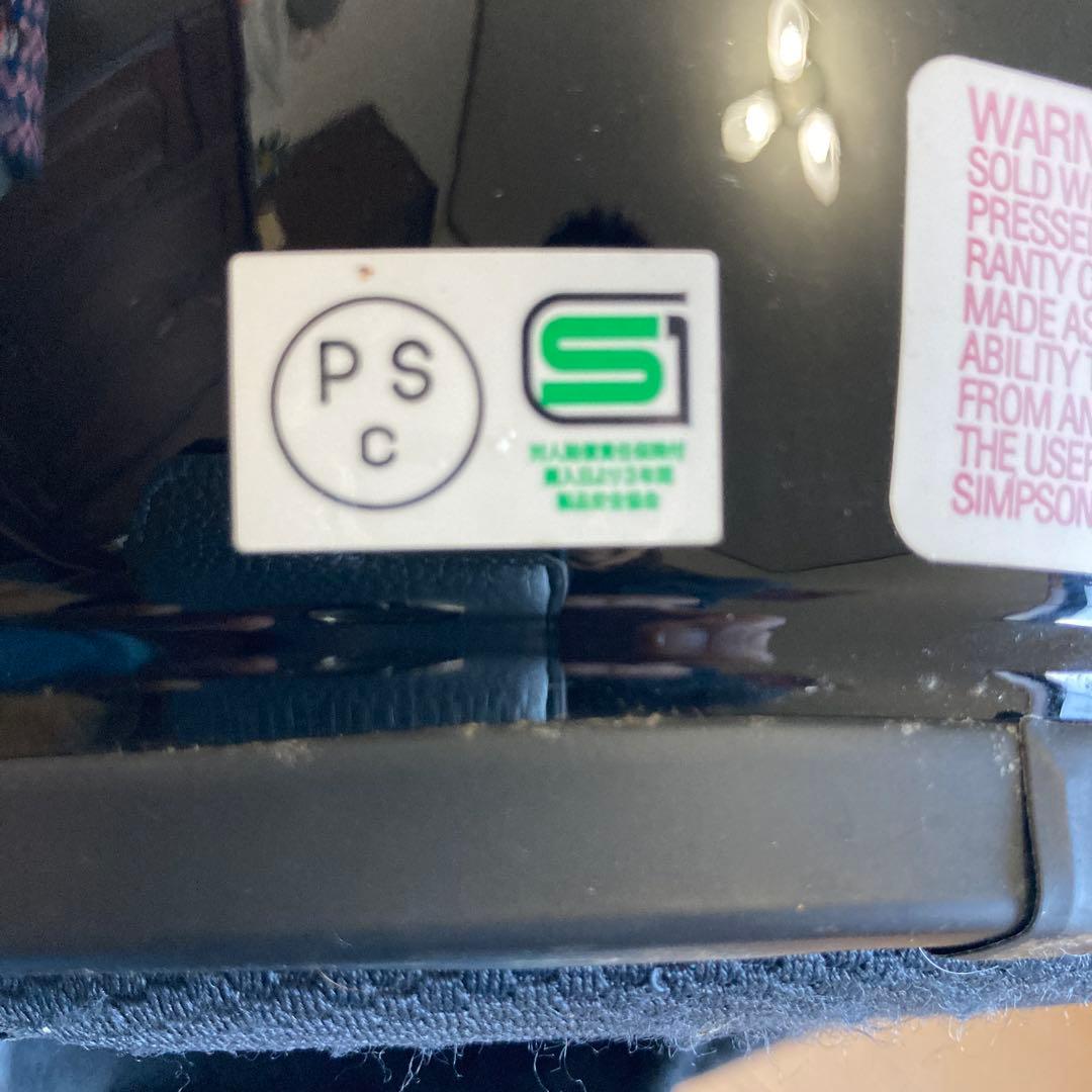 SIMPSON BANDIT Pro ブラック フルフェイスヘルメットLサイズ