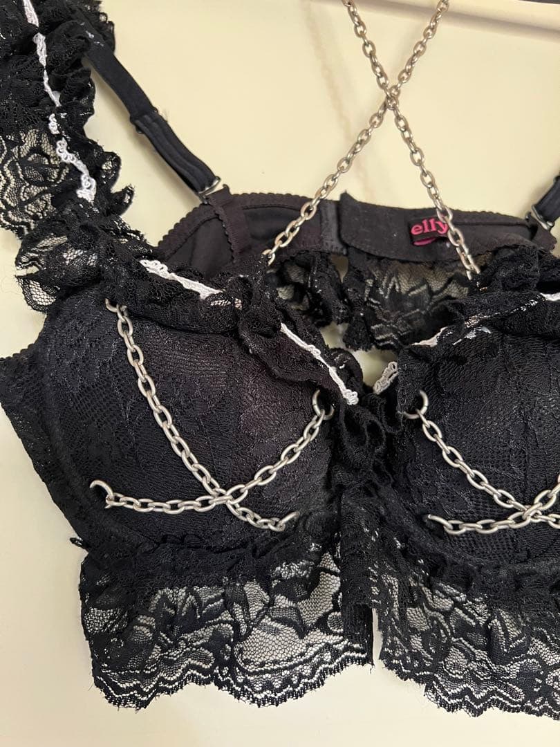 合馬1: 1点物 h.naoto h.jelly チェーンレースブラトップ