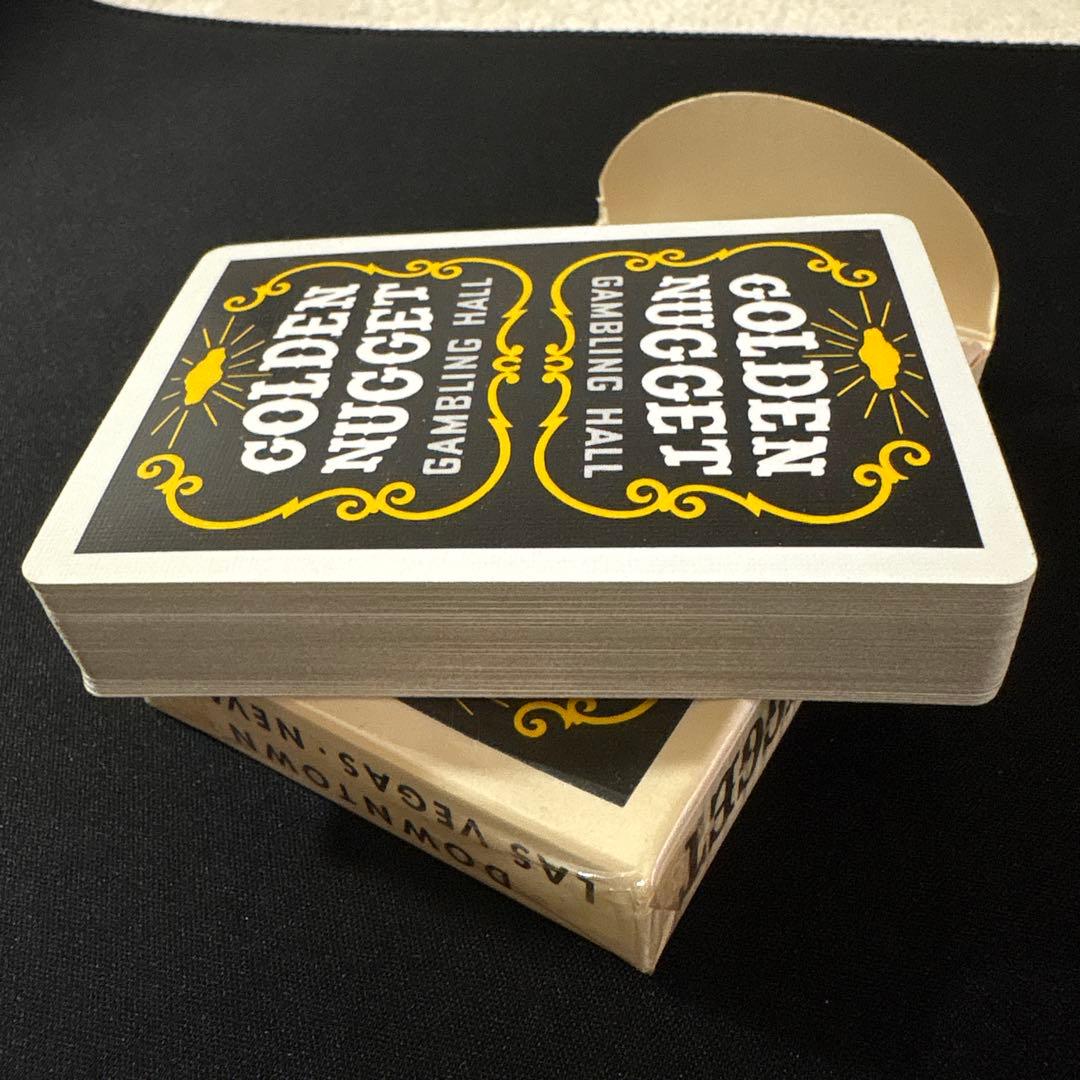 美品 第2世代 Golden Nugget カジノデック 黒 ゴールデンナゲット