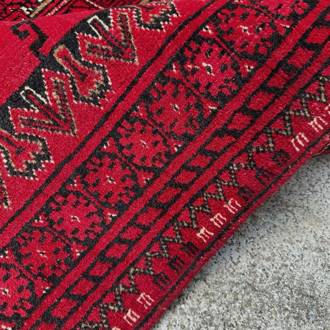 トライバルラグ手織り絨毯ヴィンテージ ラグ