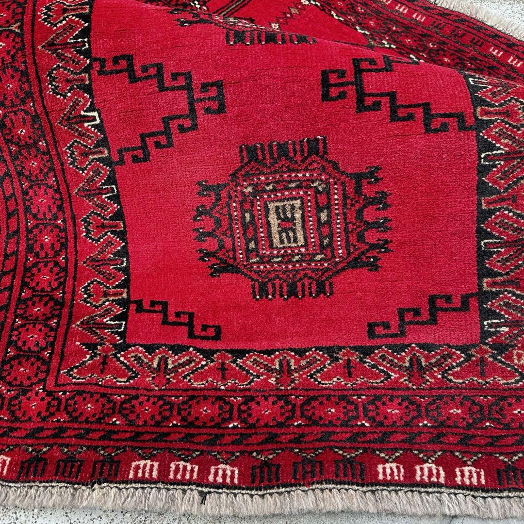 トライバルラグ手織り絨毯ヴィンテージ ラグ