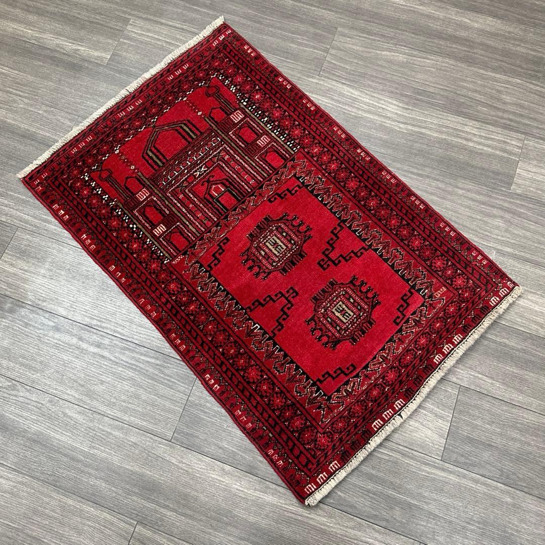 トライバルラグ手織り絨毯ヴィンテージ ラグ