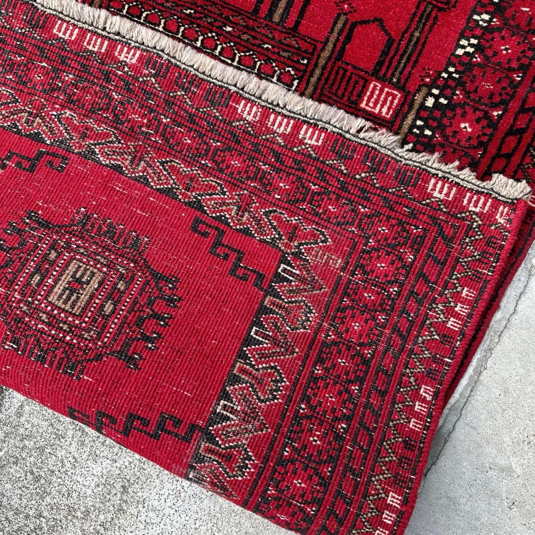 トライバルラグ手織り絨毯ヴィンテージ ラグ