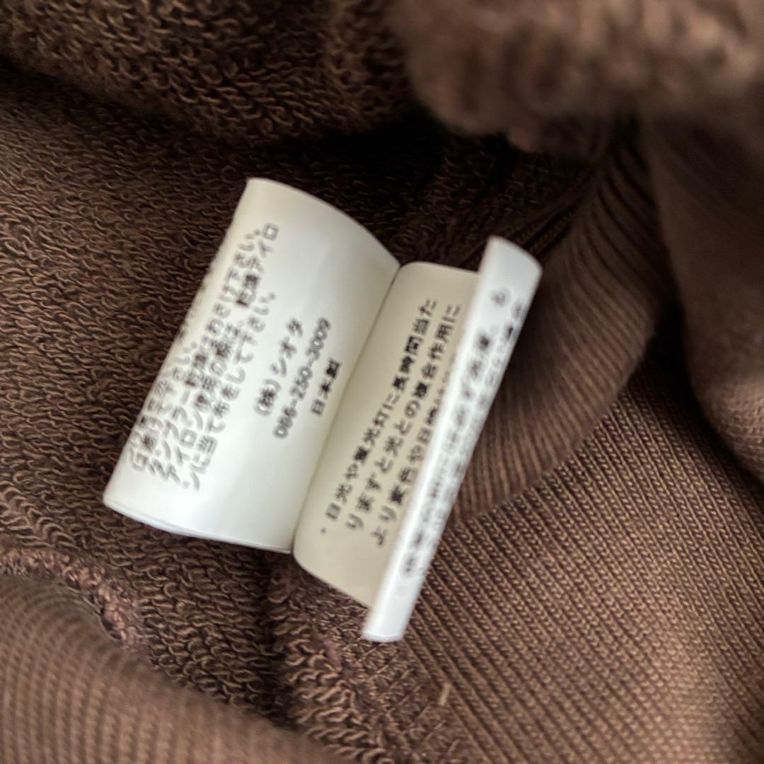 CIOTA 吊り裏毛 スウェット パーカー 茶 6 スビンコットン 日本製